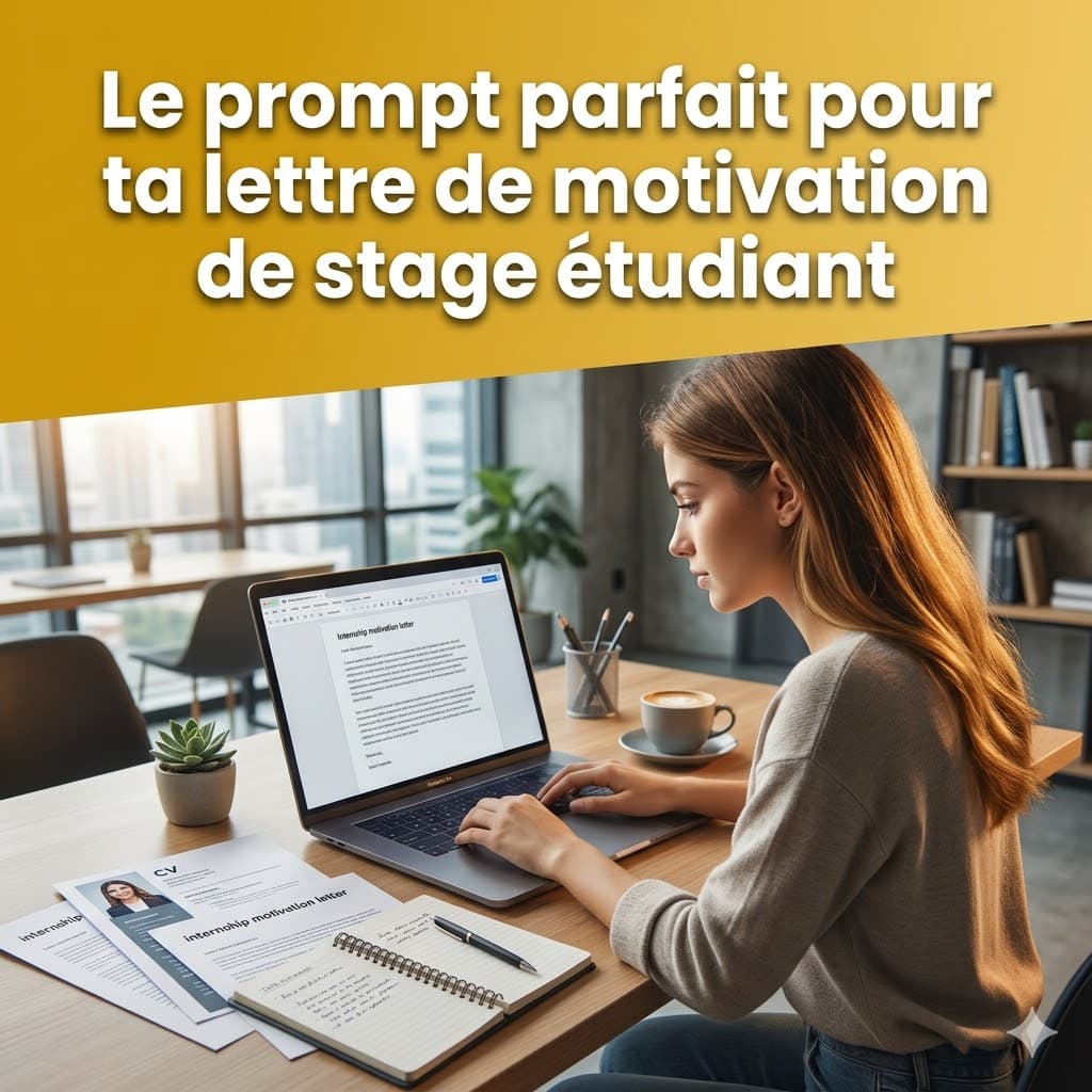 Le prompt parfait pour ta lettre de motivation de stage