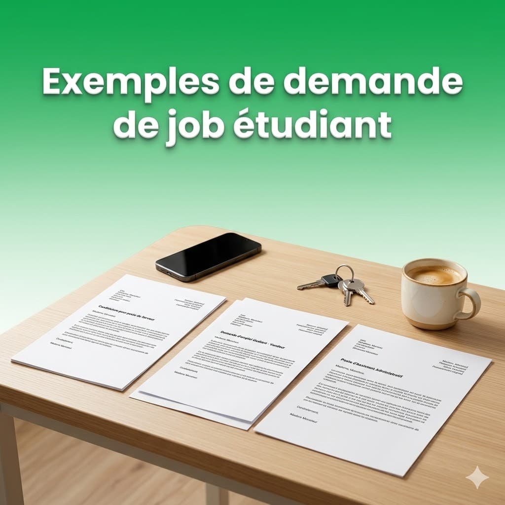 Demande de job étudiant