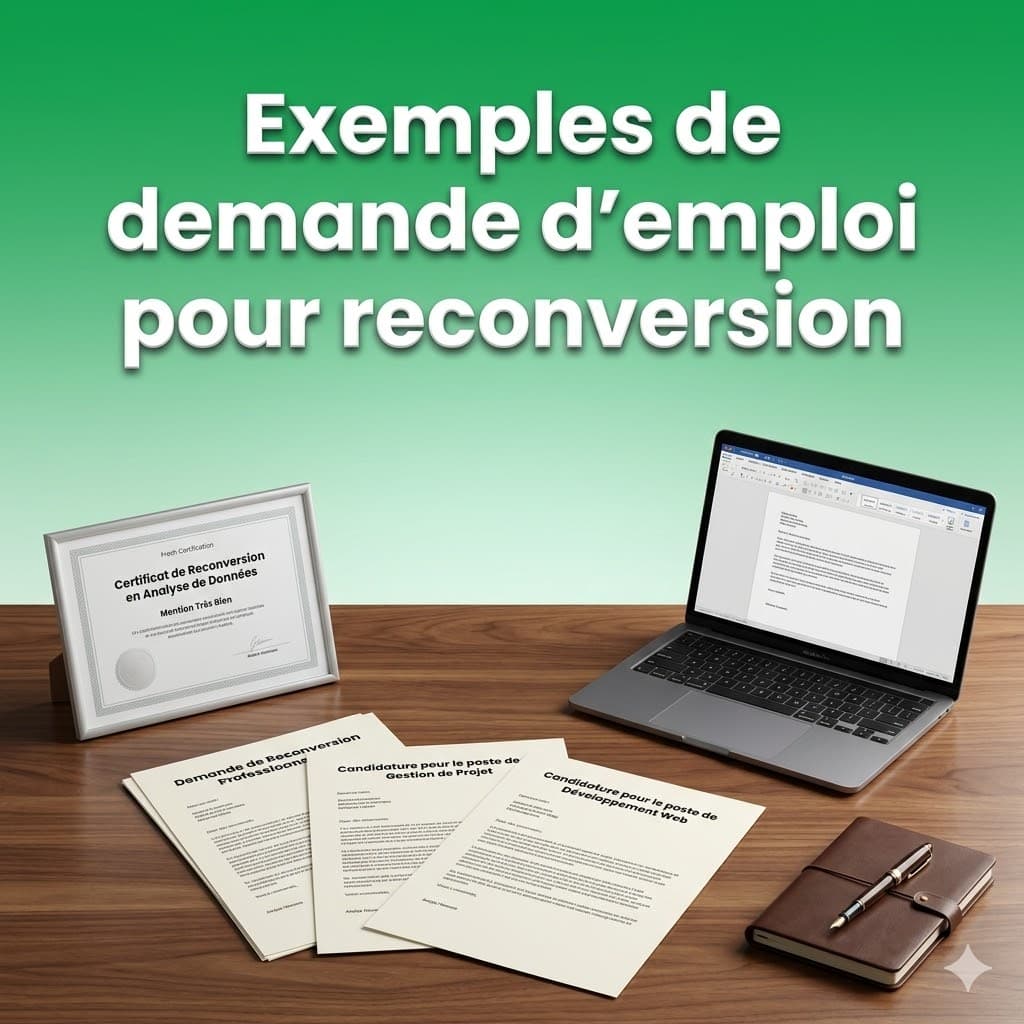 Demande d'emploi pour reconversion