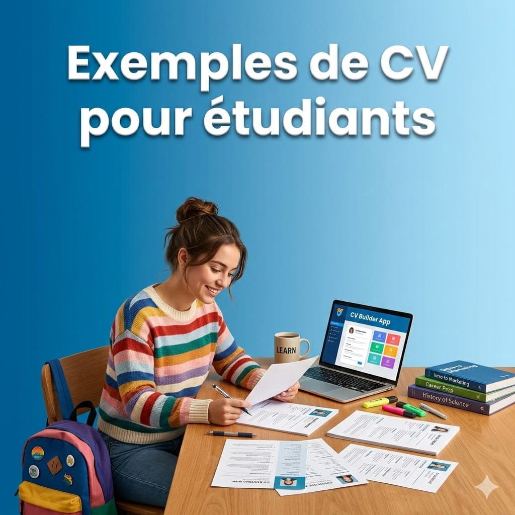 Exemples de CV pour étudiants à télécharger | Modèles Word Gratuits