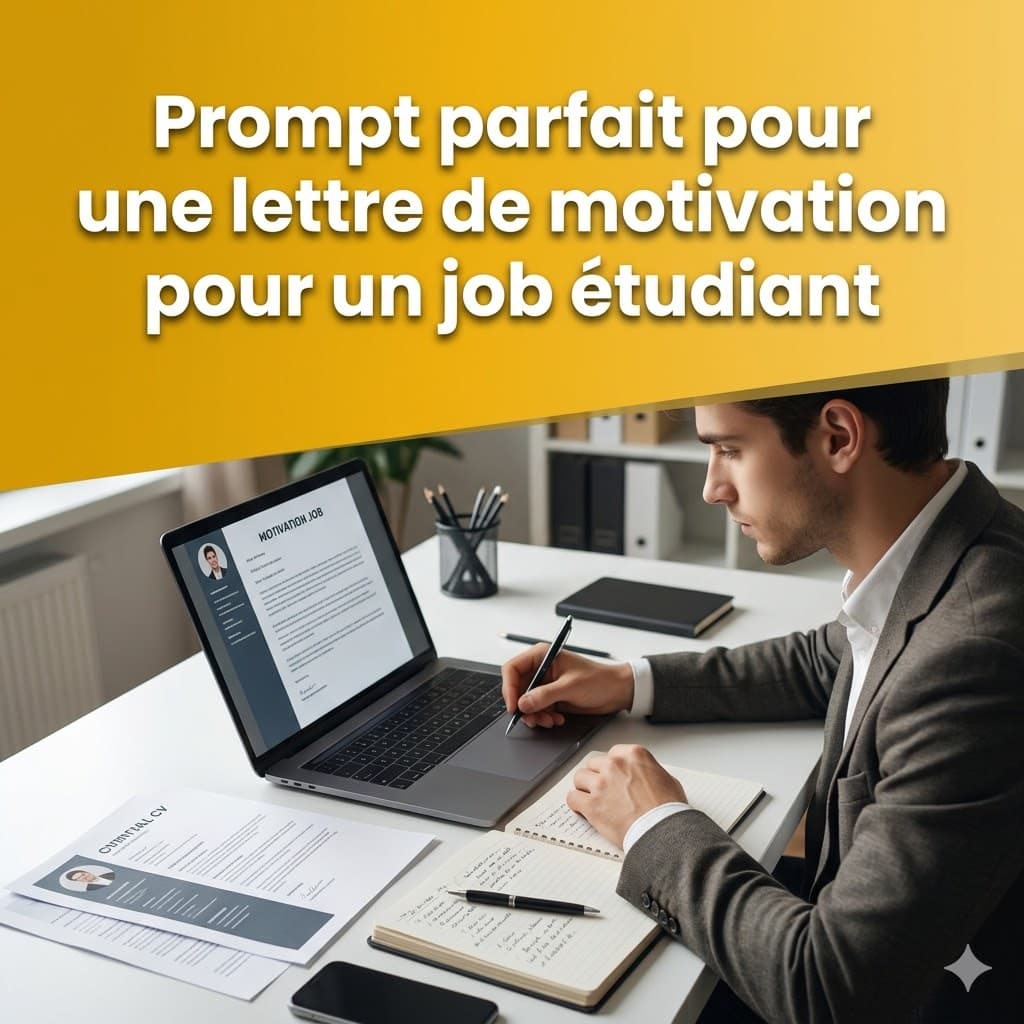 Prompt pour une lettre de motivation pour un job étudiant 