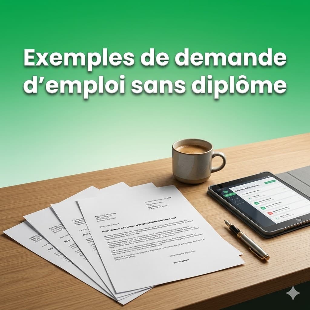 Demande d'emploi sans diplôme