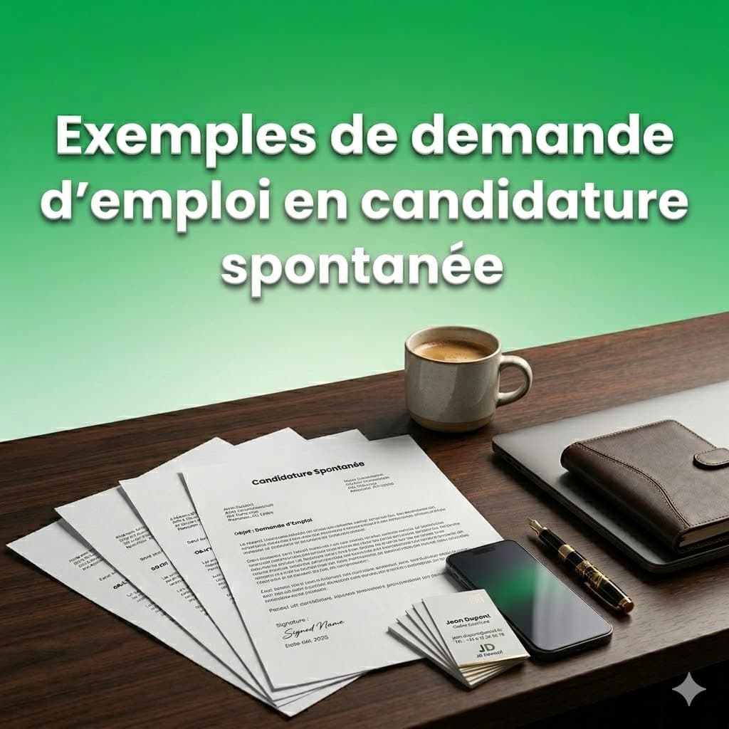 Demande d'emploi en candidature spontanée
