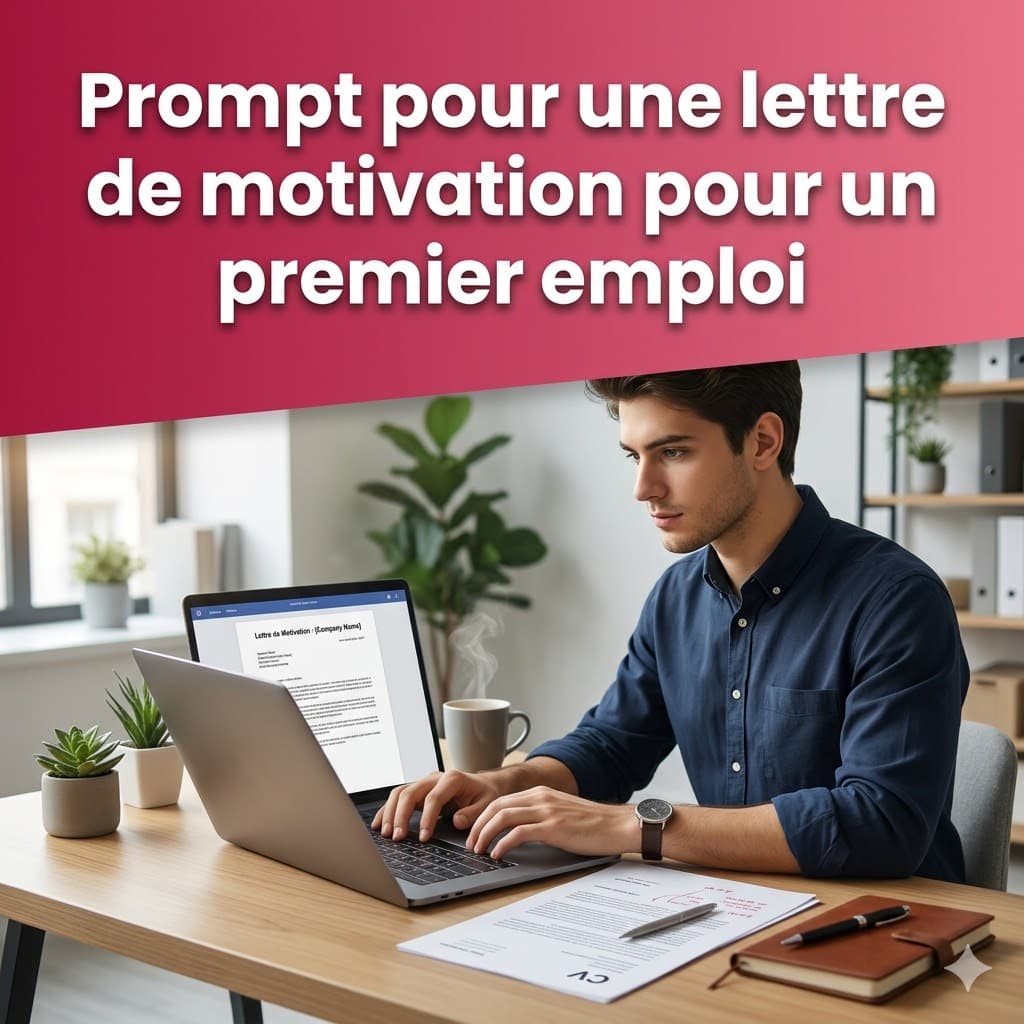 Prompt pour Lettre de motivation pour un premier emploi