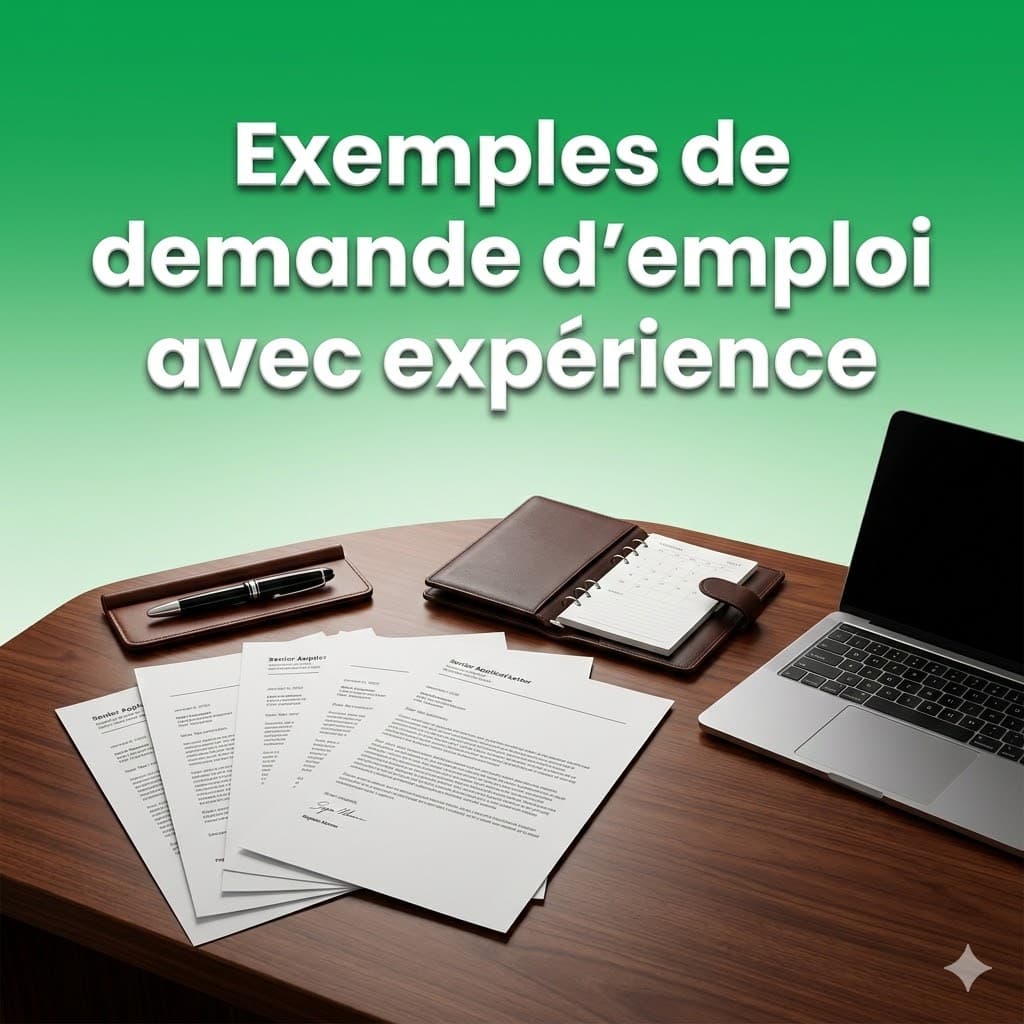 Demande d'emploi avec expérience