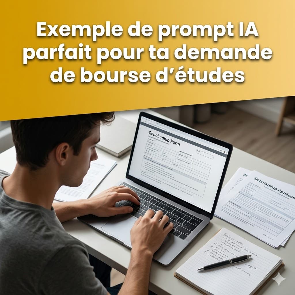 Exemple de prompt IA pour ta demande de bourse d'études